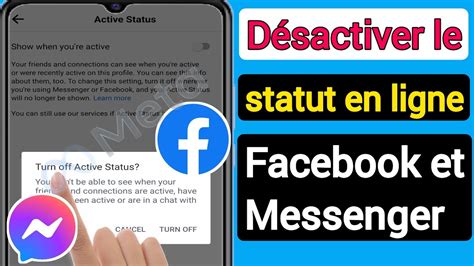 différence entre actif et en ligne sur messenger|Fonctionnement du statut En ligne sur Messenger